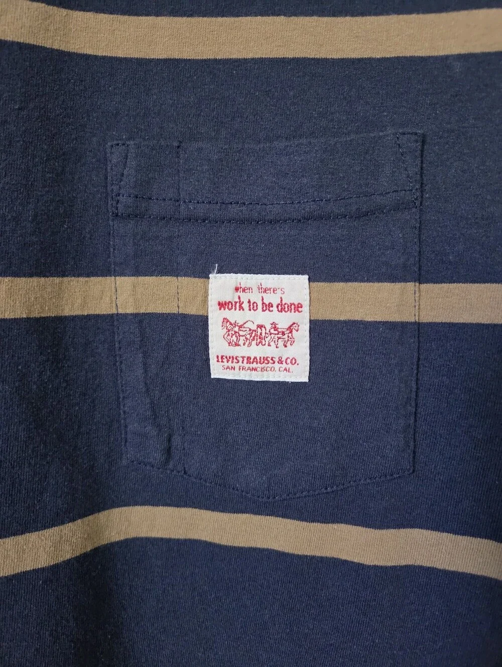 Levis striped workwear